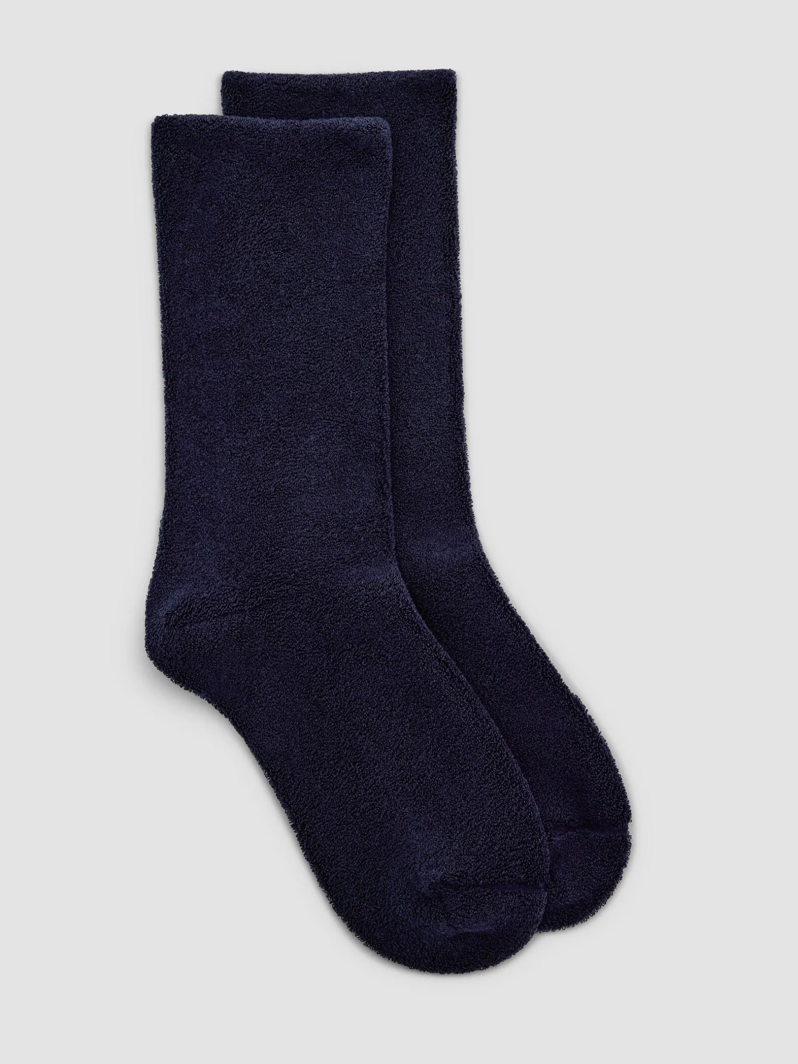 Loopy Cotton Terry Crew Sock