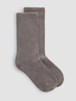 Loopy Cotton Terry Crew Sock