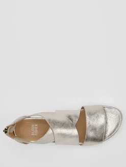 Metallic Sport Suede Sneaker Sandal