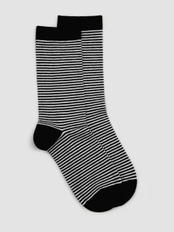 Micro Stripe Cotton Trouser Sock