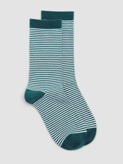 Micro Stripe Cotton Trouser Sock