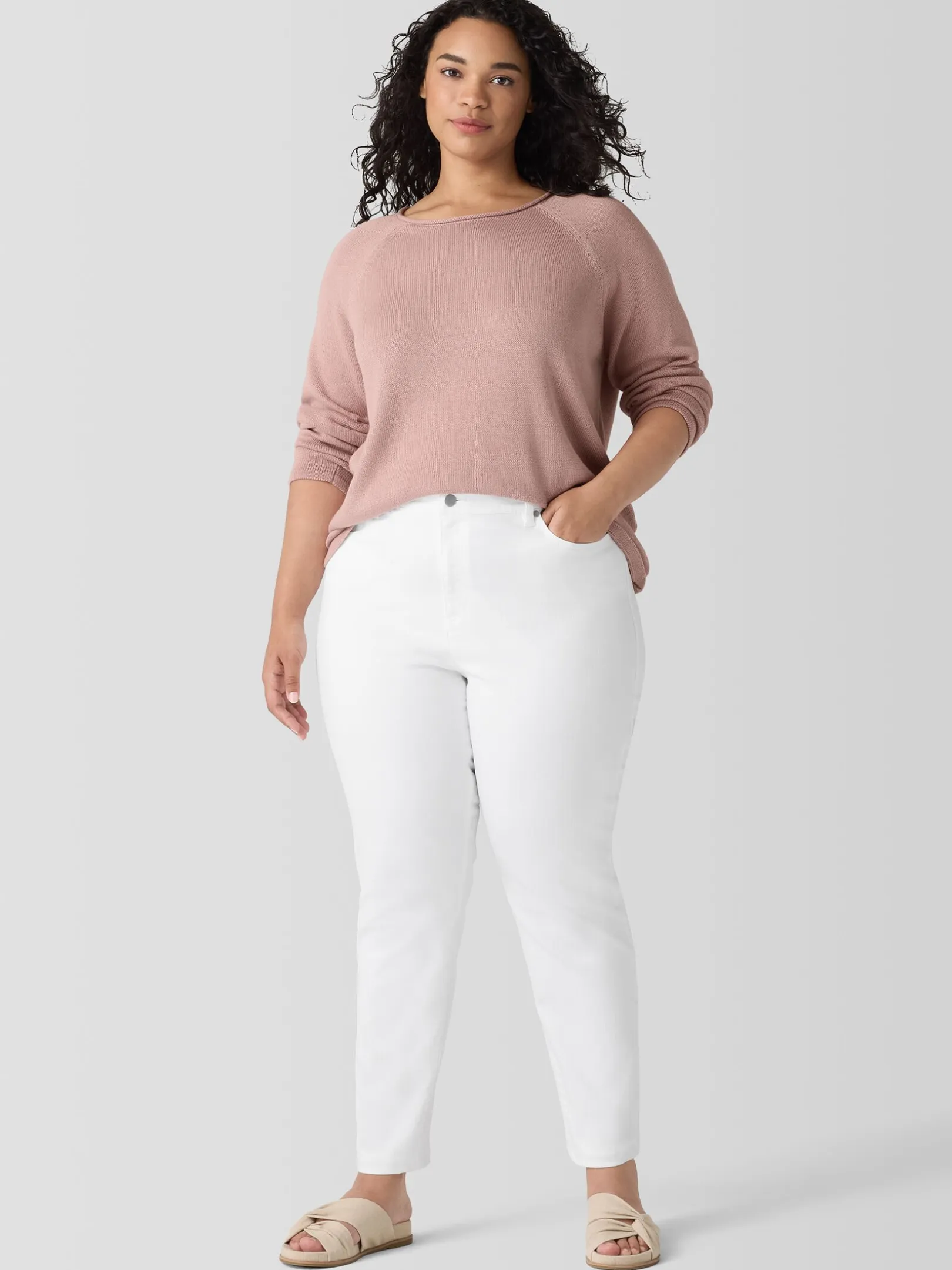 Organic Cotton Denim Slim Jean