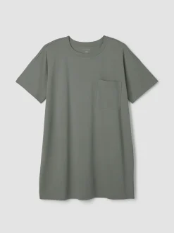 Organic Cotton Interlock Crew Neck Sleep Dress