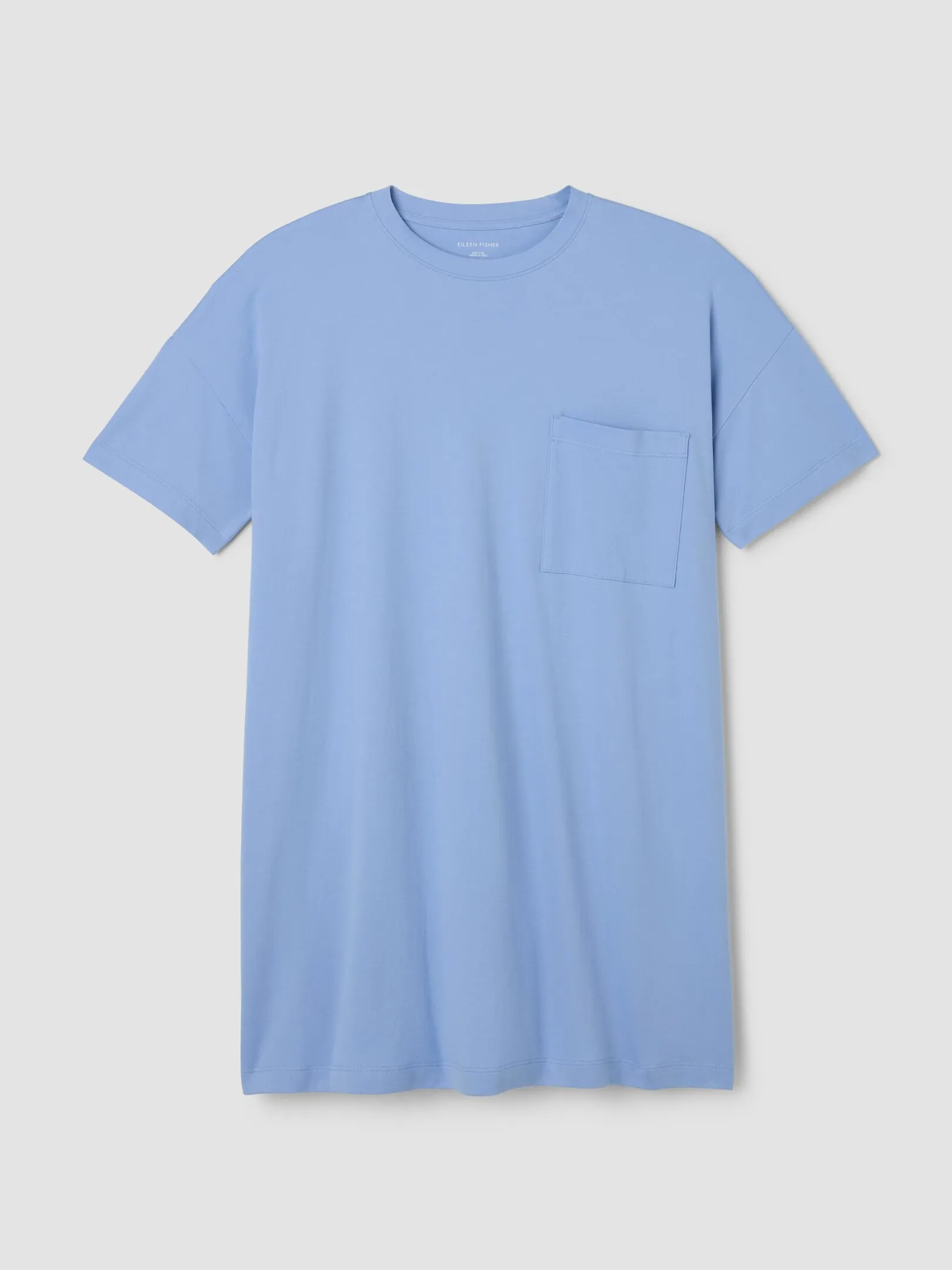 Organic Cotton Interlock Crew Neck Sleep Dress