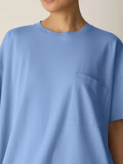 Organic Cotton Interlock Crew Neck Sleep Dress