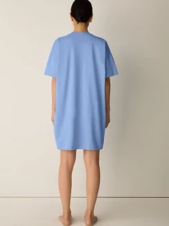 Organic Cotton Interlock Crew Neck Sleep Dress
