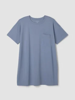 Organic Cotton Interlock Crew Neck Sleep Dress
