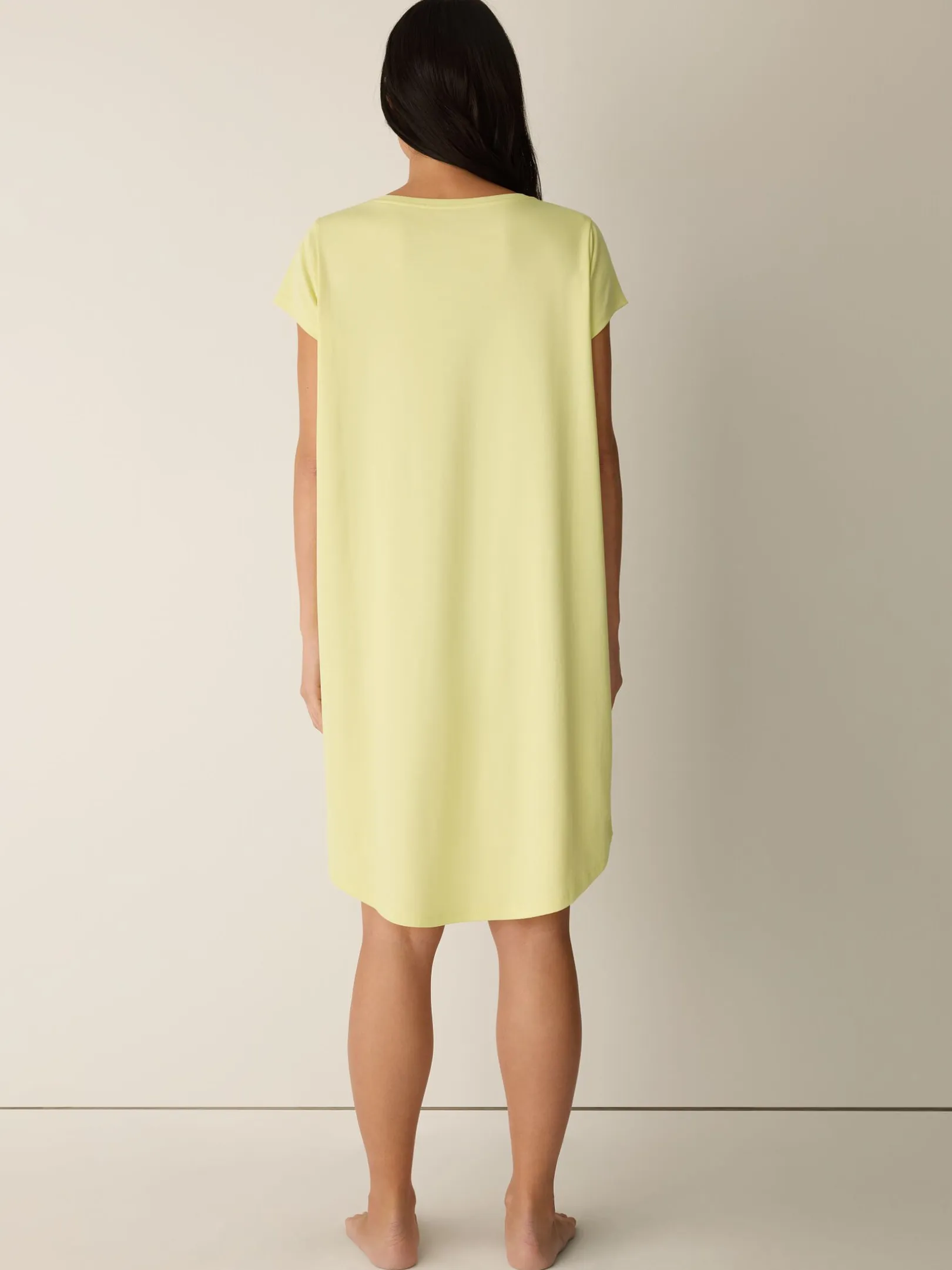 Organic Cotton Interlock Henley Sleep Dress