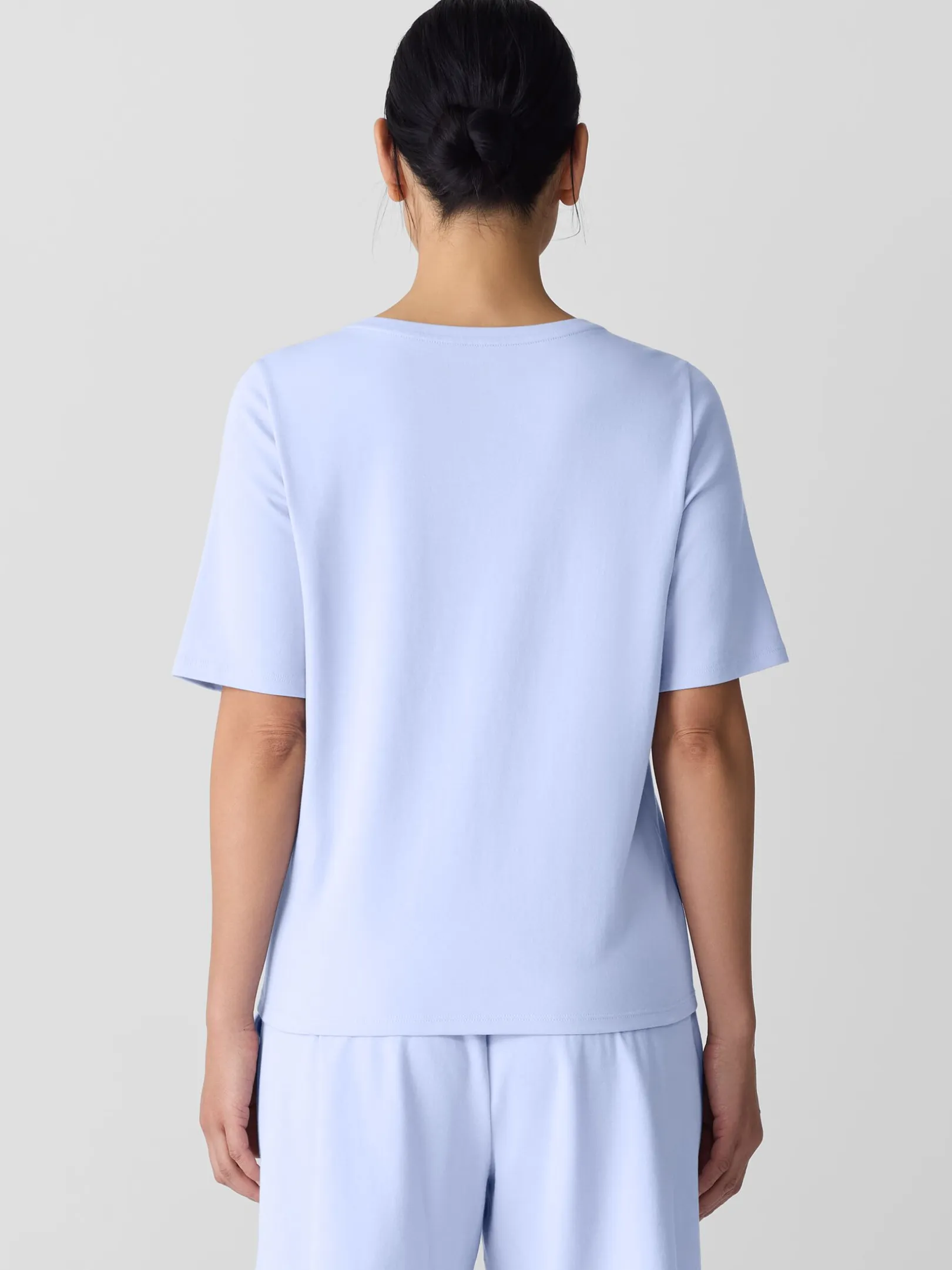 Organic Cotton Interlock Henley Sleep Top