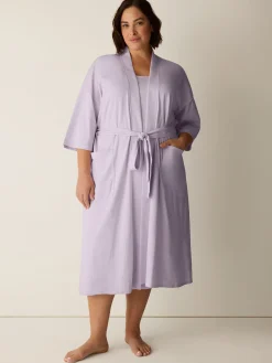 Organic Cotton Interlock Sleep Robe