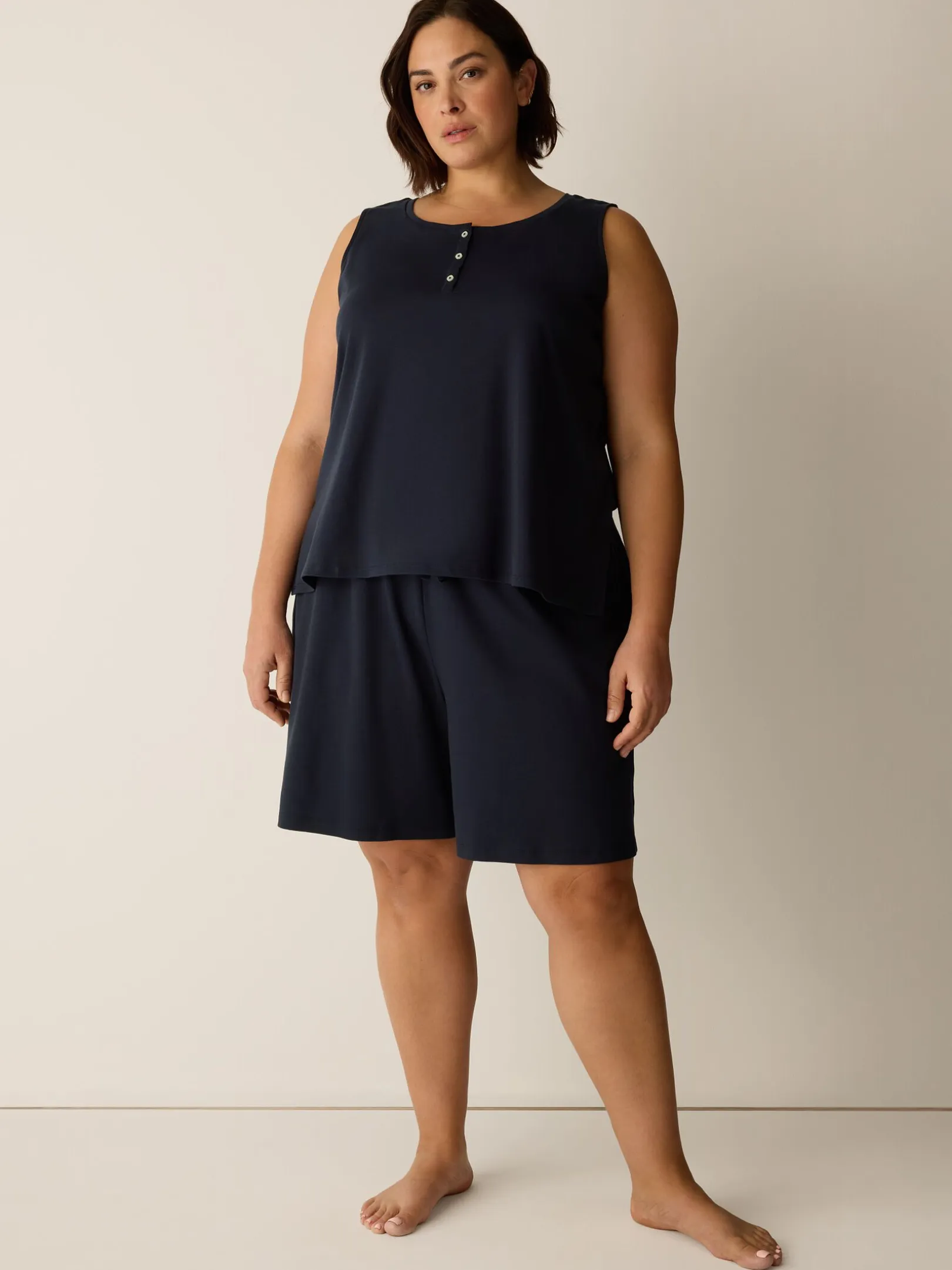 Organic Cotton Interlock Sleep Short