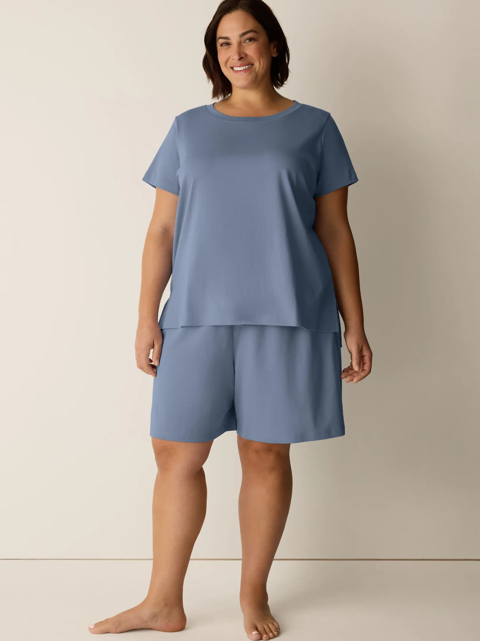 Organic Cotton Interlock Sleep Short