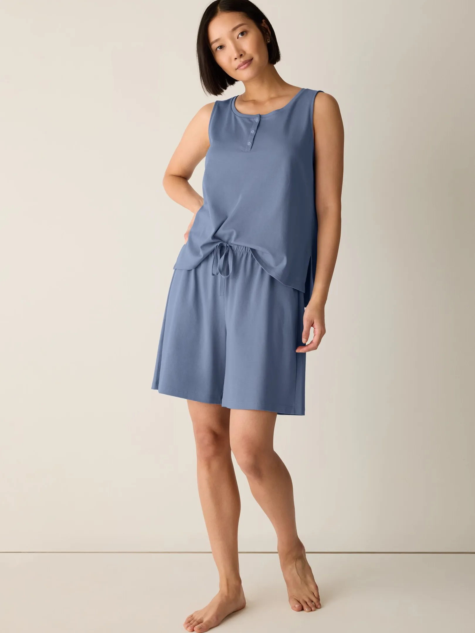 Organic Cotton Interlock Sleep Short