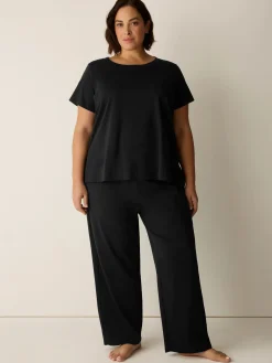 Organic Cotton Interlock Straight Sleep Pant