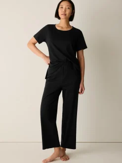 Organic Cotton Interlock Straight Sleep Pant