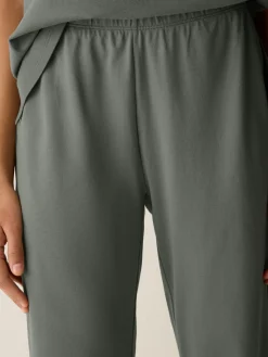 Organic Cotton Interlock Straight Sleep Pant