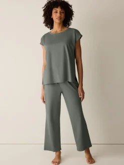 Organic Cotton Interlock Straight Sleep Pant