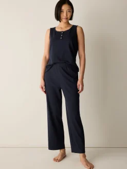 Organic Cotton Interlock Straight Sleep Pant