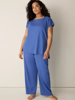 Organic Cotton Interlock Straight Sleep Pant