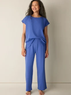 Organic Cotton Interlock Straight Sleep Pant