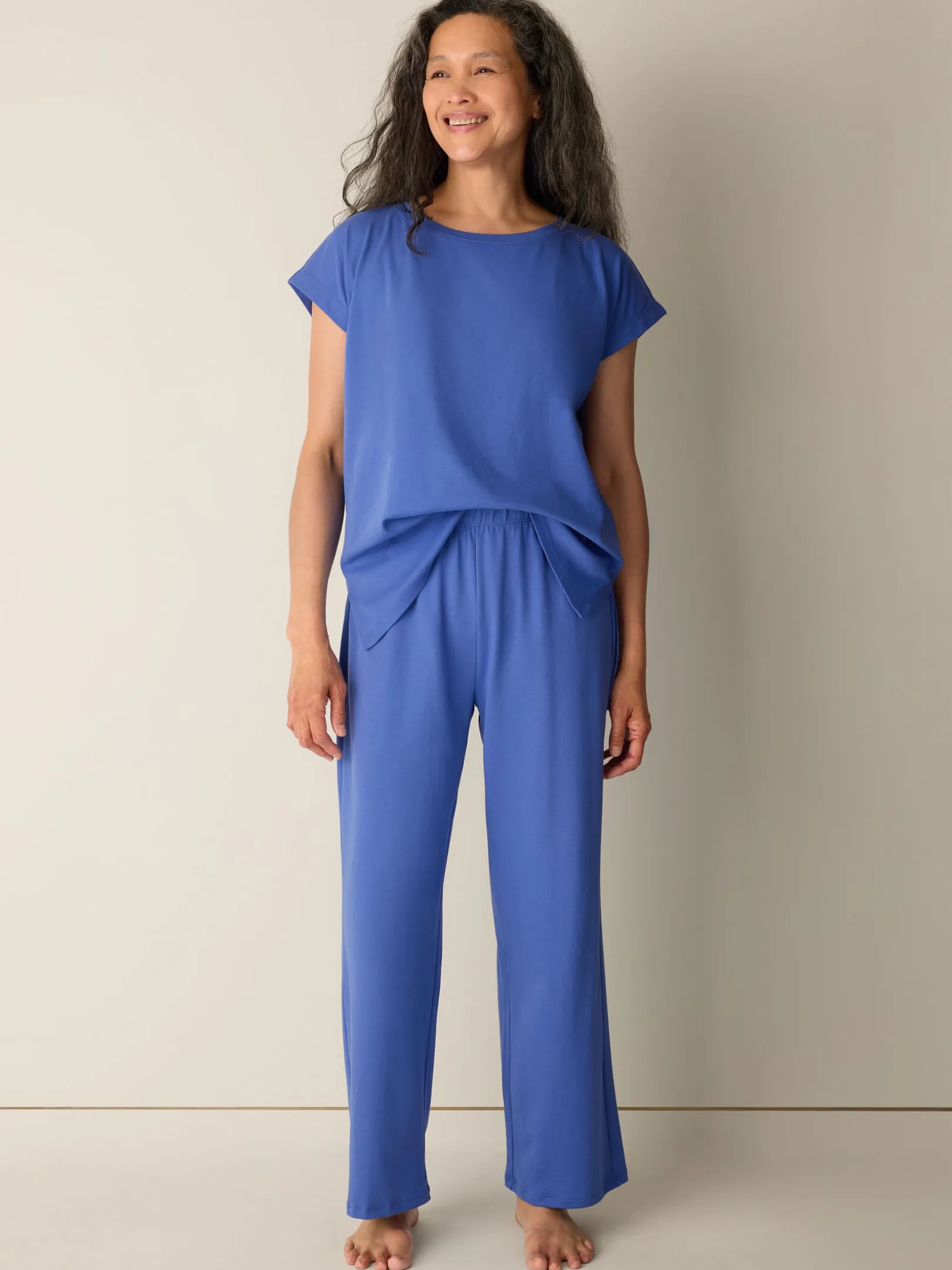 Organic Cotton Interlock Straight Sleep Pant