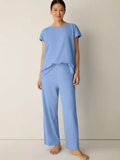 Organic Cotton Interlock Straight Sleep Pant
