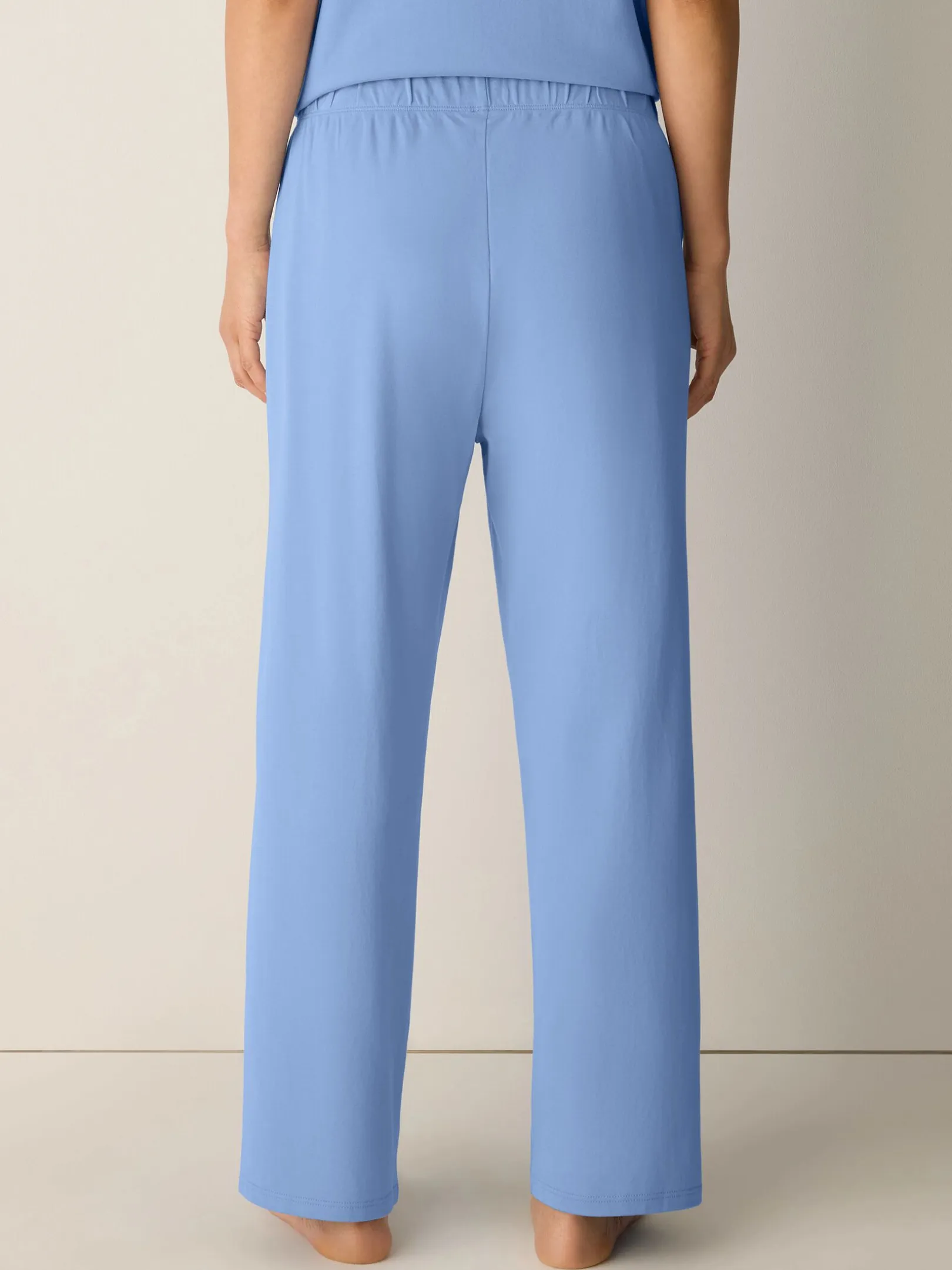 Organic Cotton Interlock Straight Sleep Pant
