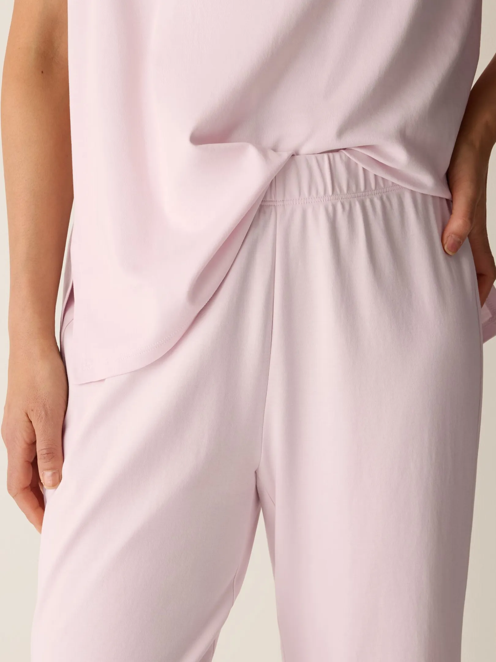 Organic Cotton Interlock Straight Sleep Pant