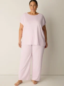 Organic Cotton Interlock Straight Sleep Pant