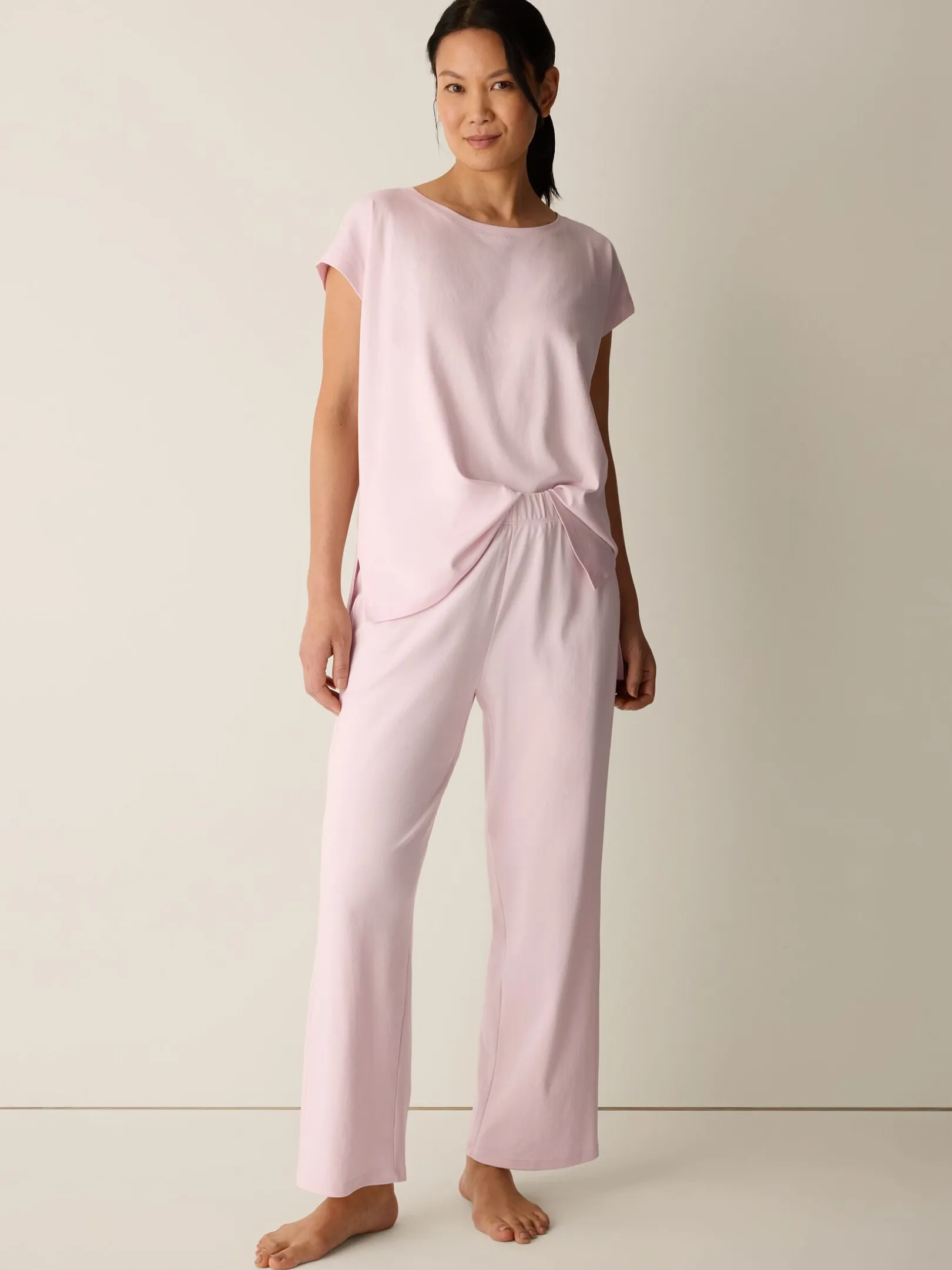 Organic Cotton Interlock Straight Sleep Pant