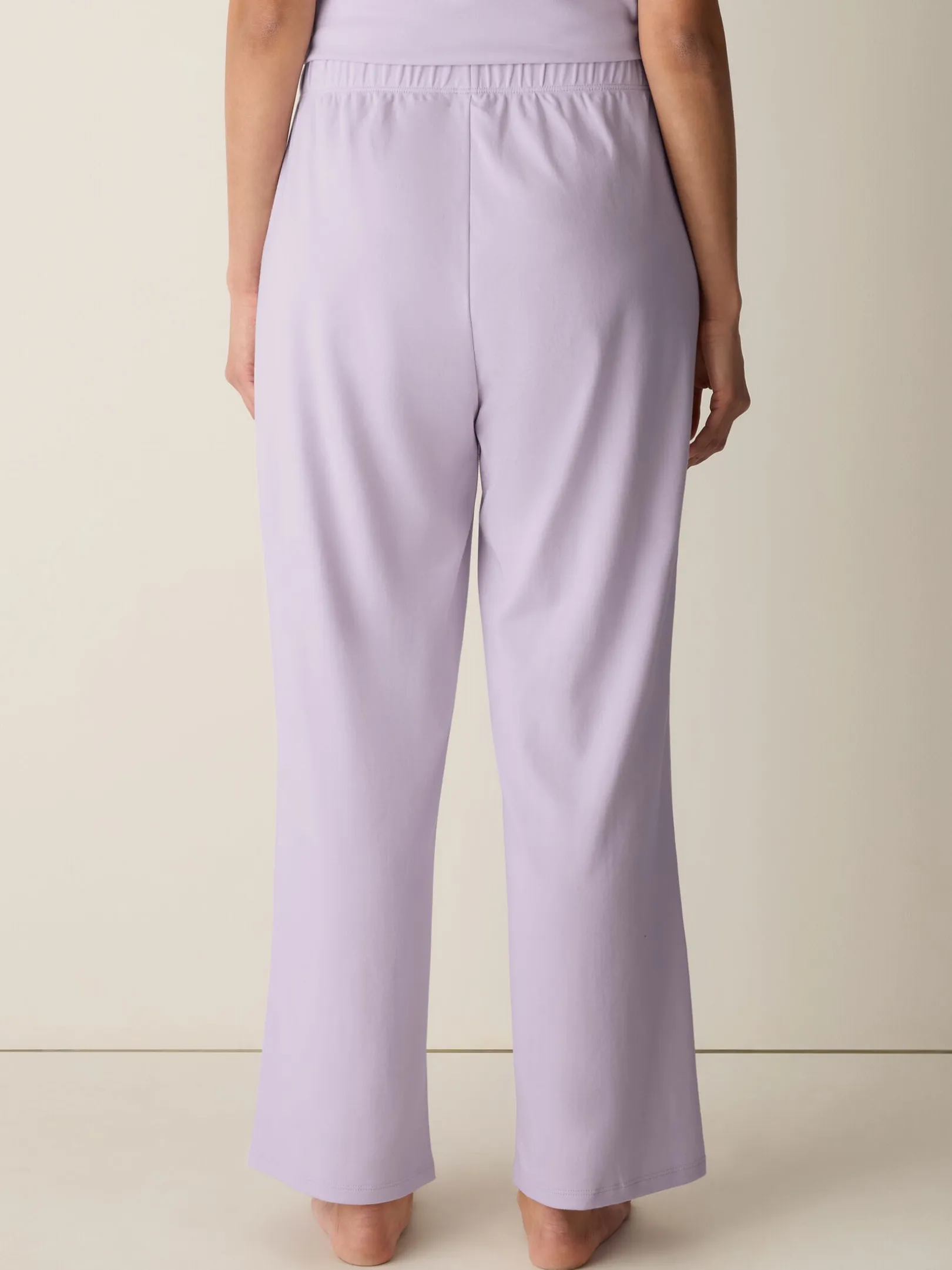 Organic Cotton Interlock Straight Sleep Pant