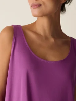 Organic Cotton Interlock Tank Sleep Dress