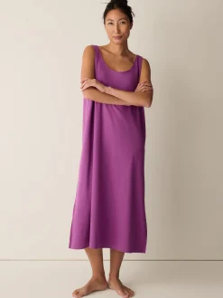 Organic Cotton Interlock Tank Sleep Dress