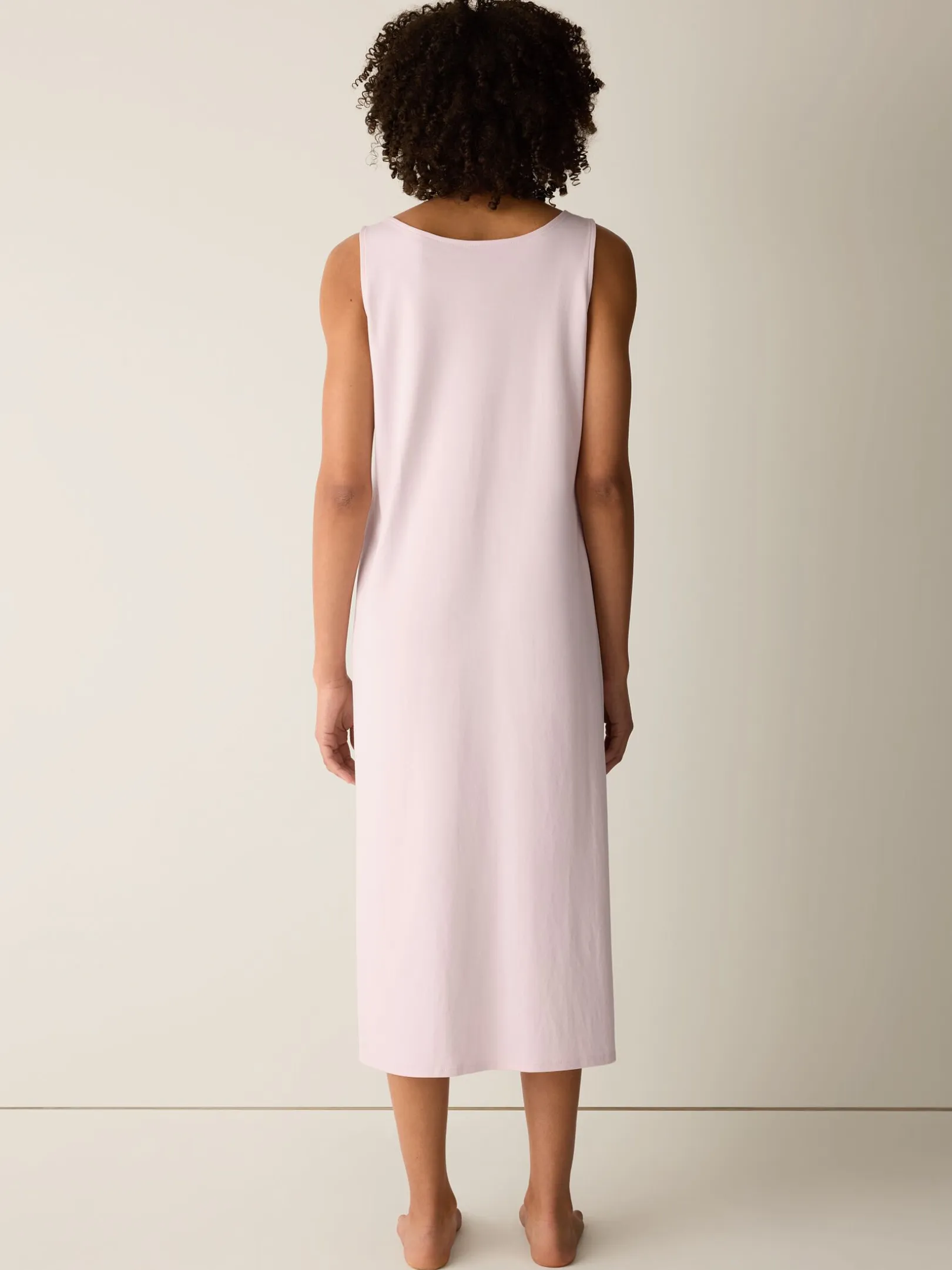 Organic Cotton Interlock Tank Sleep Dress