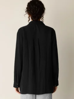 Organic Cotton Lofty Gauze Classic Collar Shirt