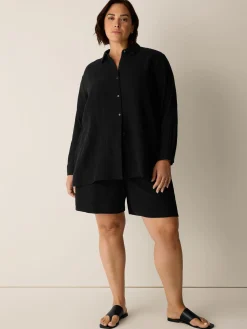 Organic Cotton Lofty Gauze Classic Collar Shirt