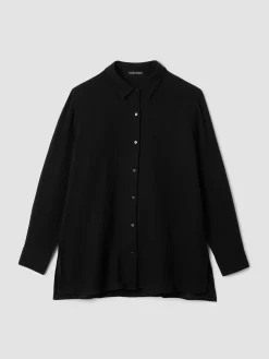 Organic Cotton Lofty Gauze Classic Collar Shirt