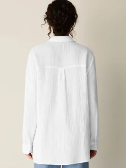 Organic Cotton Lofty Gauze Classic Collar Shirt