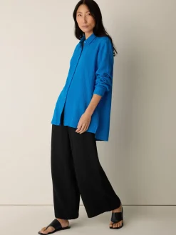 Organic Cotton Lofty Gauze Classic Collar Shirt