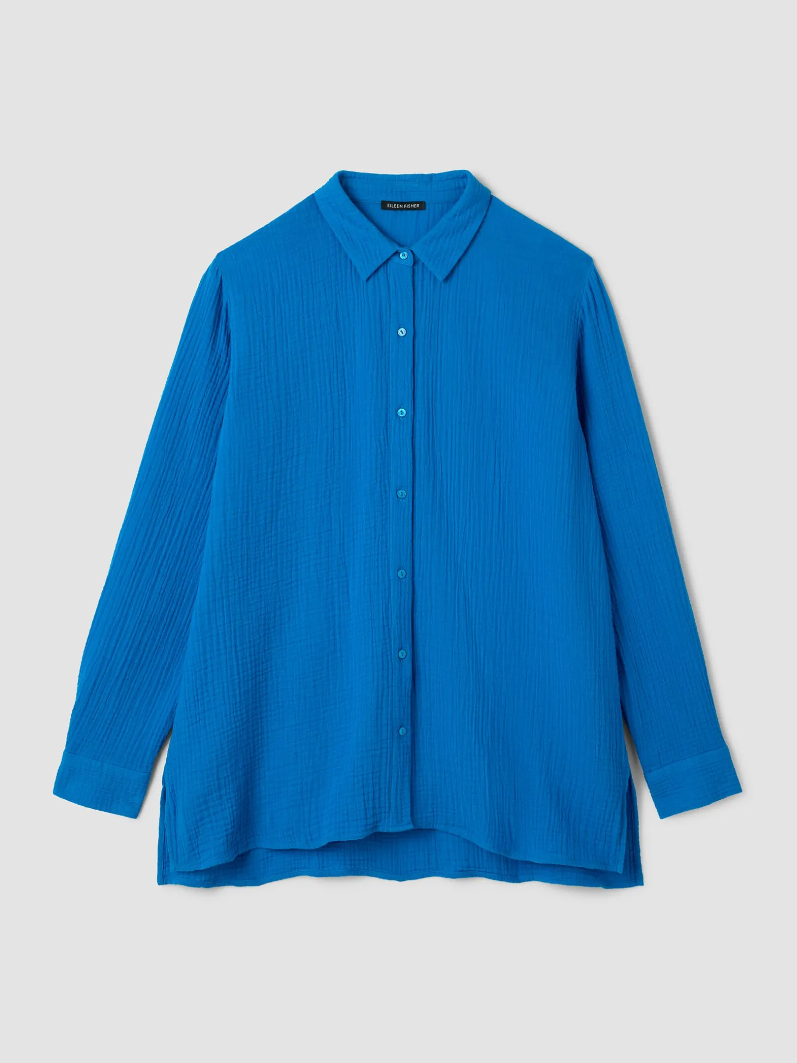 Organic Cotton Lofty Gauze Classic Collar Shirt