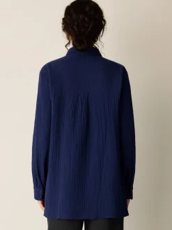 Organic Cotton Lofty Gauze Classic Collar Shirt