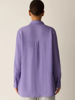 Organic Cotton Lofty Gauze Classic Collar Shirt