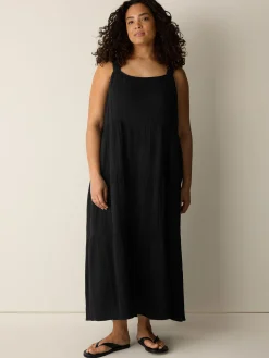 Organic Cotton Lofty Gauze Tiered Dress