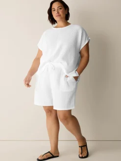 Organic Cotton Lofty Gauze Walking Shorts