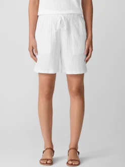 Organic Cotton Lofty GauzeWalking Shorts