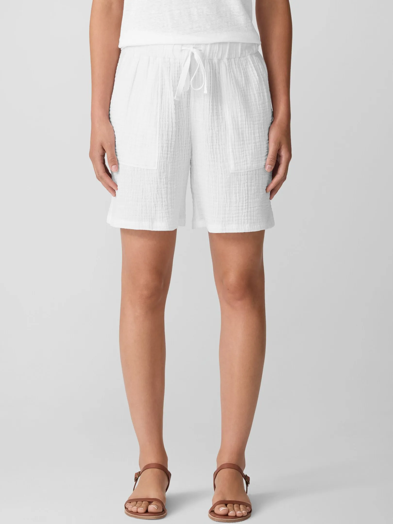 Organic Cotton Lofty GauzeWalking Shorts