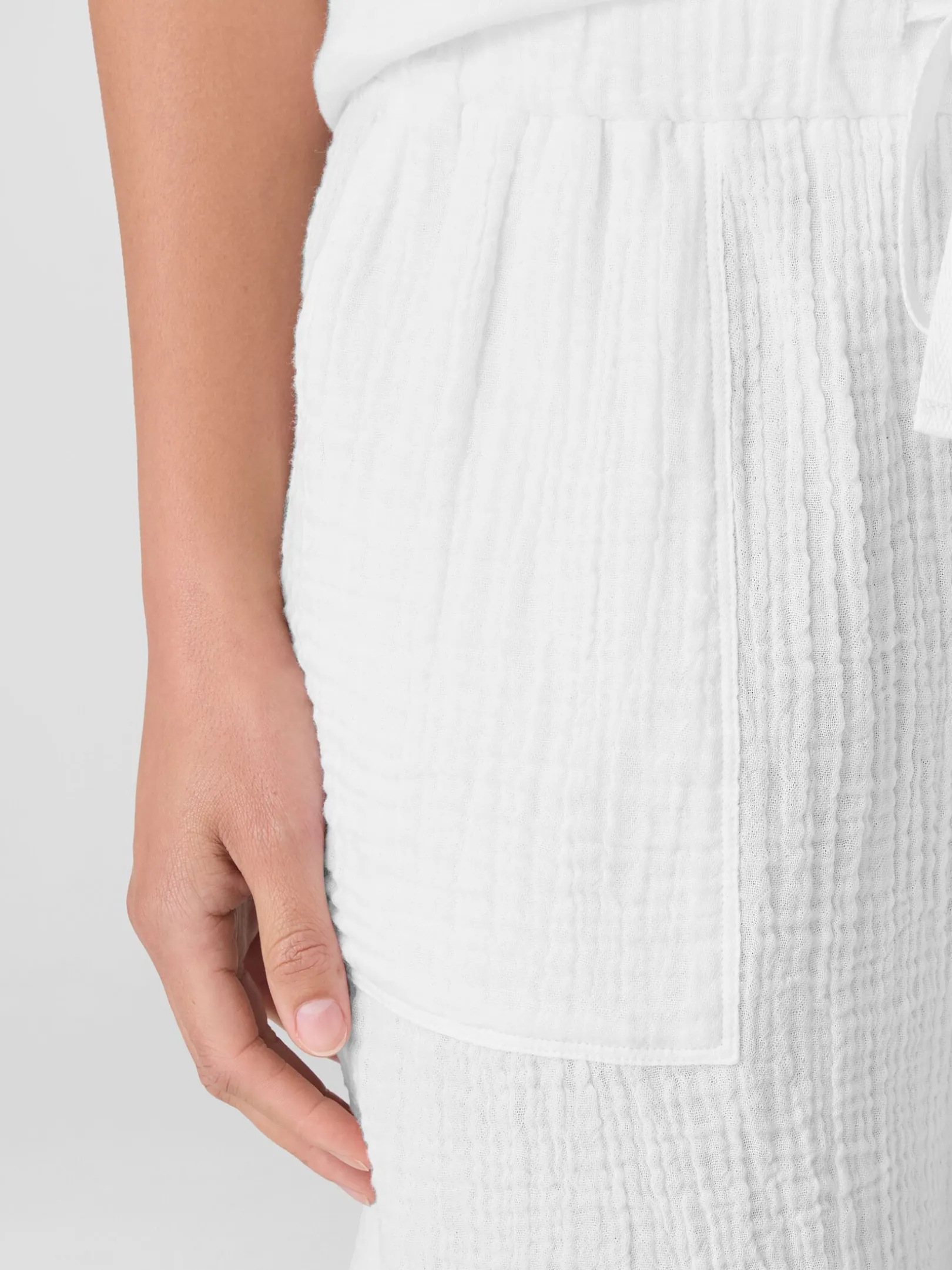Organic Cotton Lofty GauzeWalking Shorts