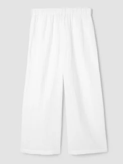 Organic Cotton Lofty Gauze Wide-Leg Pant
