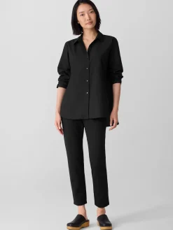 Organic Cotton Poplin Classic Collar Shirt