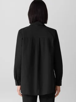 Organic Cotton Poplin Classic Collar Shirt